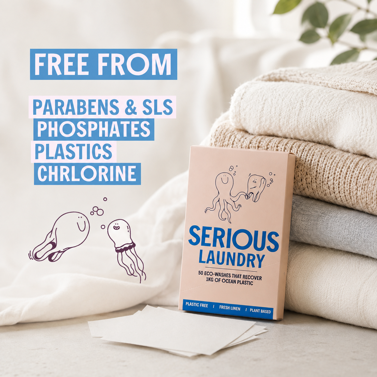 Eco Laundry Detergent Strips