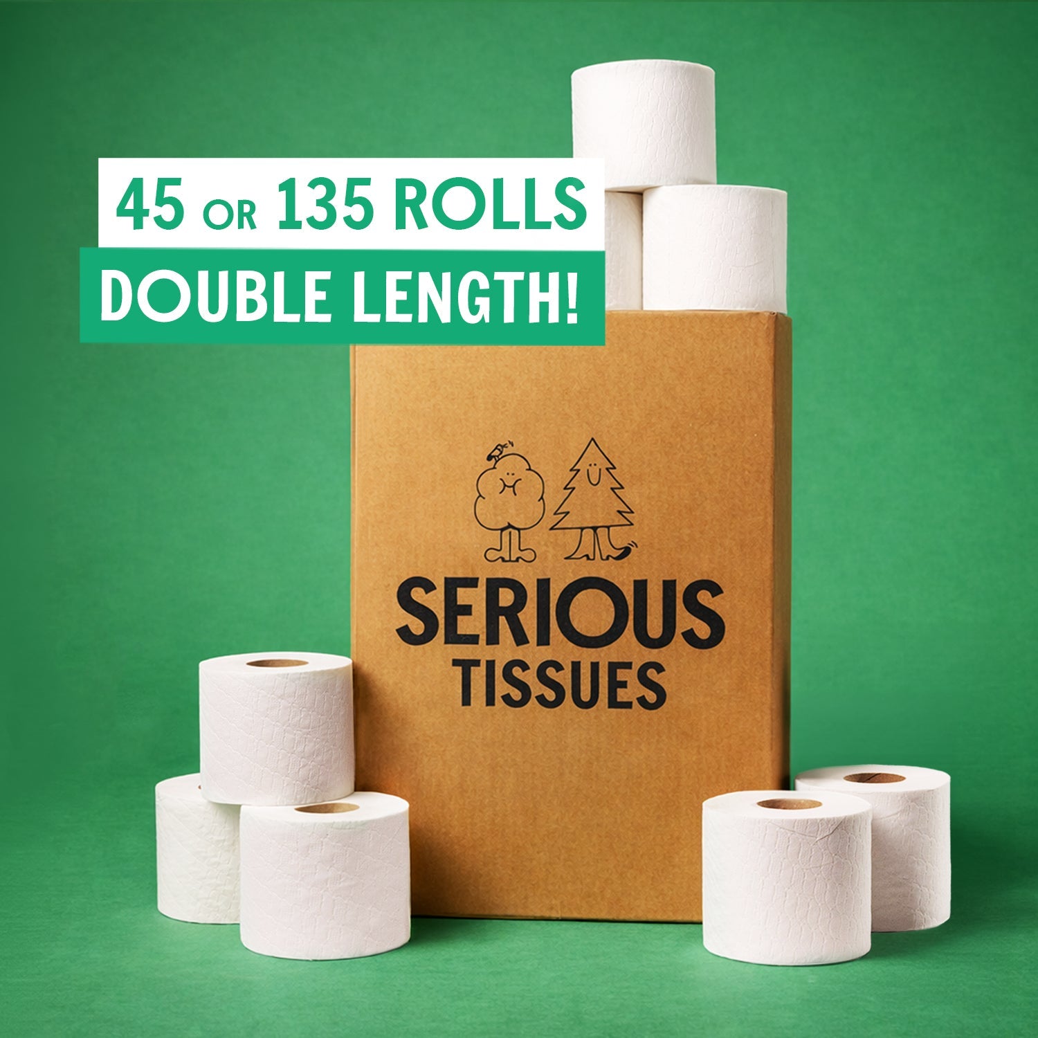 100% Recycled Toilet Paper Serious Tissues WE ARE SERIOUS Serioustissues