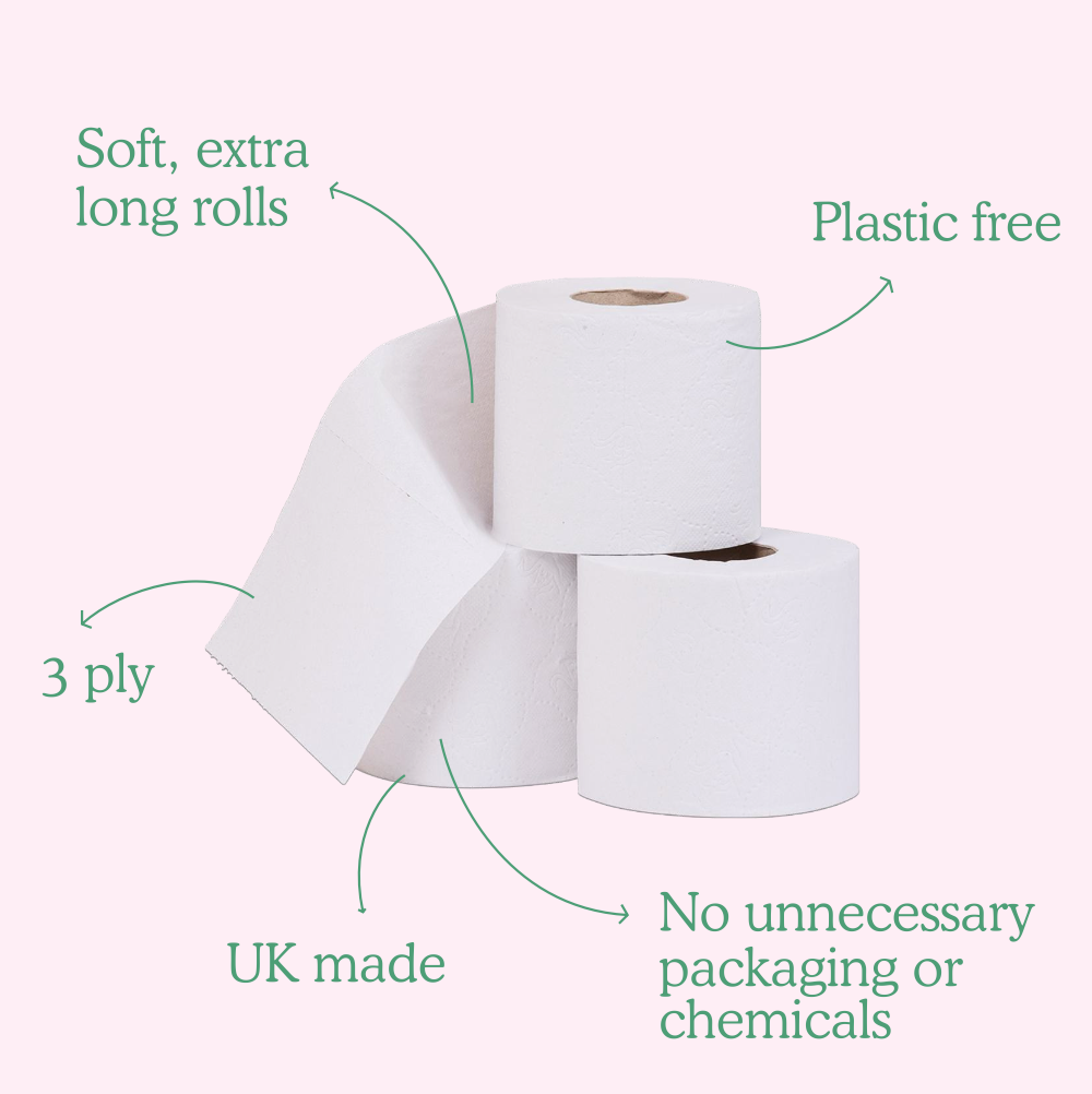 Recycled 3 Ply Toilet Paper