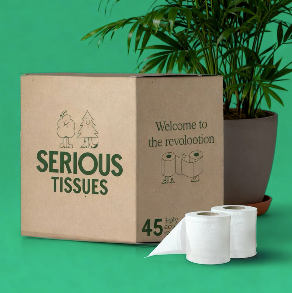 UK-Made Recycled 3 Ply Toilet Paper – Seriously Sustainable & Plastic-Free