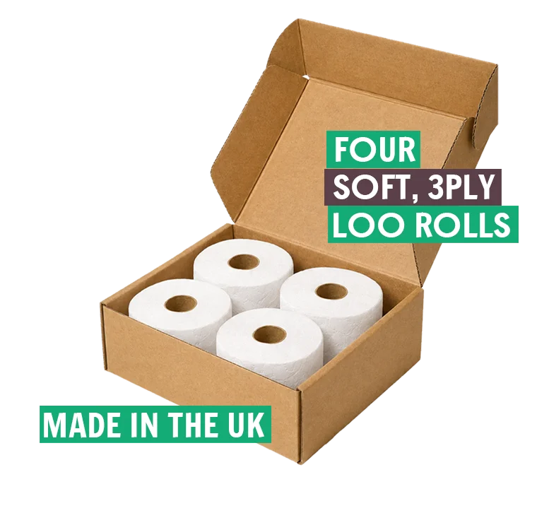 100% RECYCLED TOILET PAPER FREE SAMPLE PACK