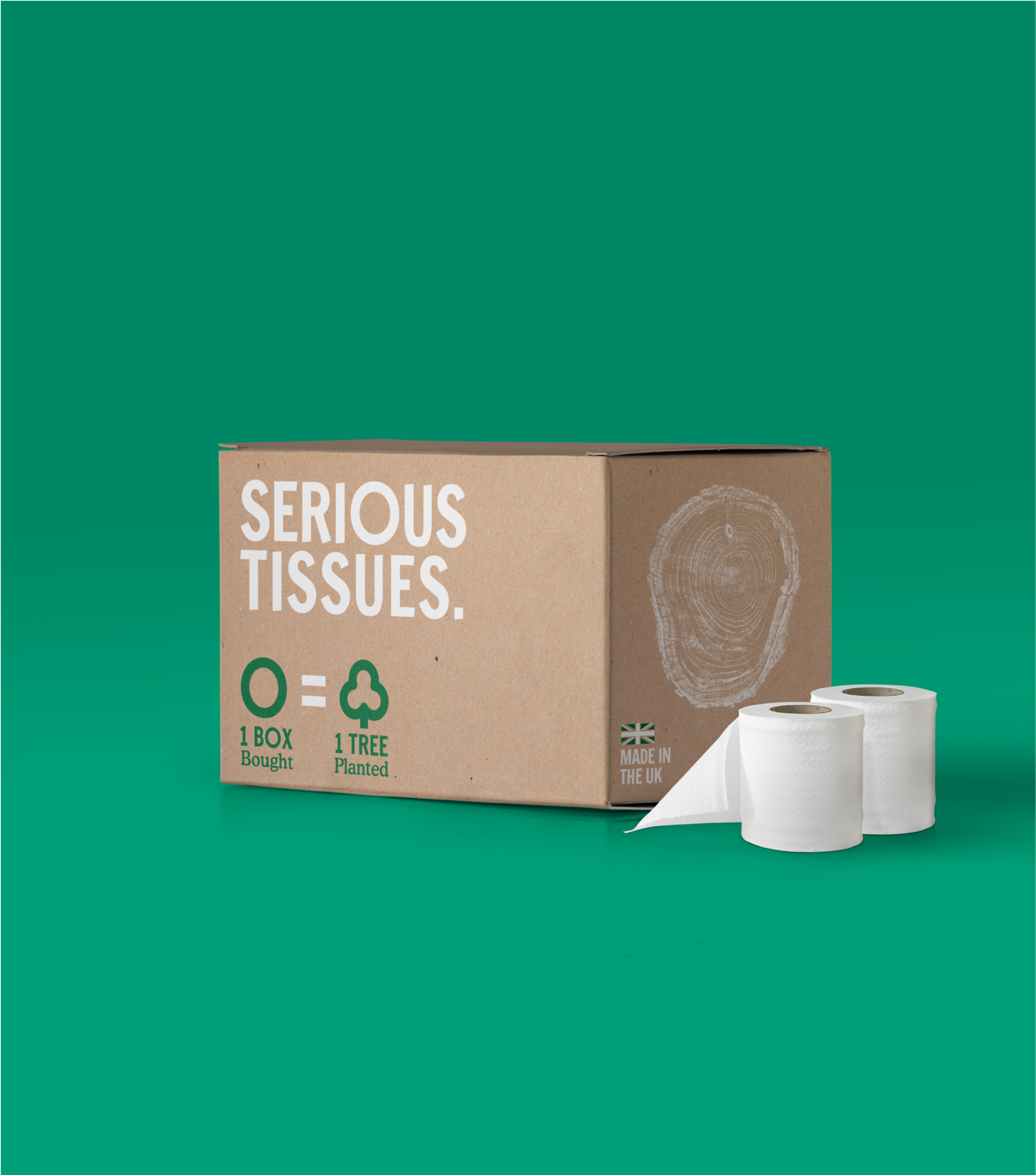 Serious Tissues 3ply toilet roll, 280 sheets per roll Serious Tissues WHOLESALE Serioustissues